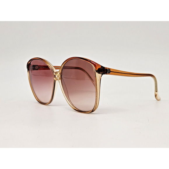 Vintage Bausch Lomb Ray-Ban Oversized Butterfly Sunglasses Italy Brown Frame main image 6